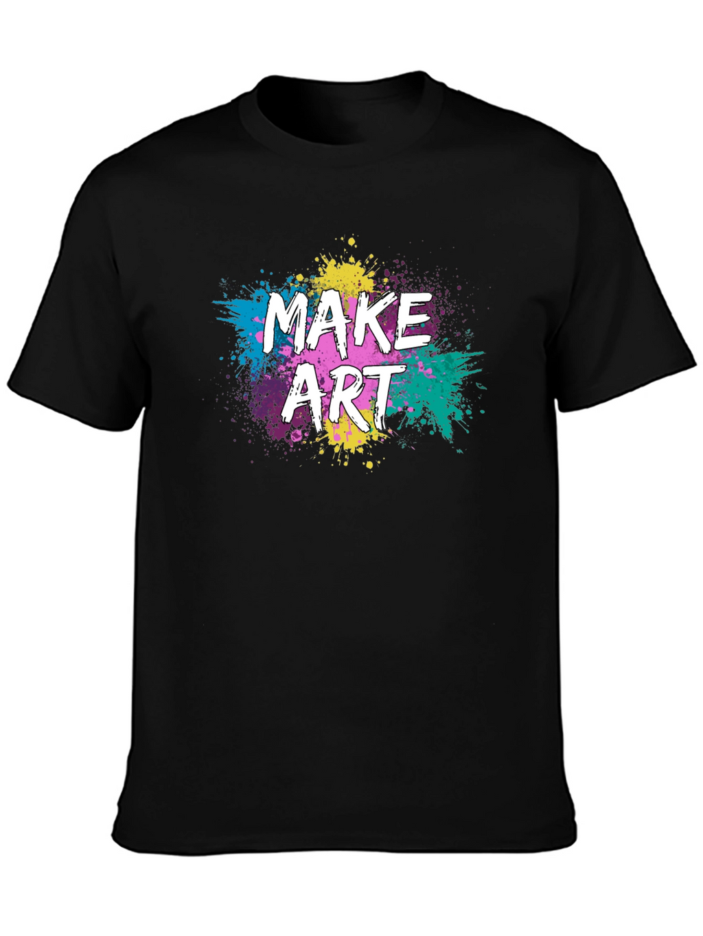 Make Art Graphic Tee - Creative Expression T-Shirt