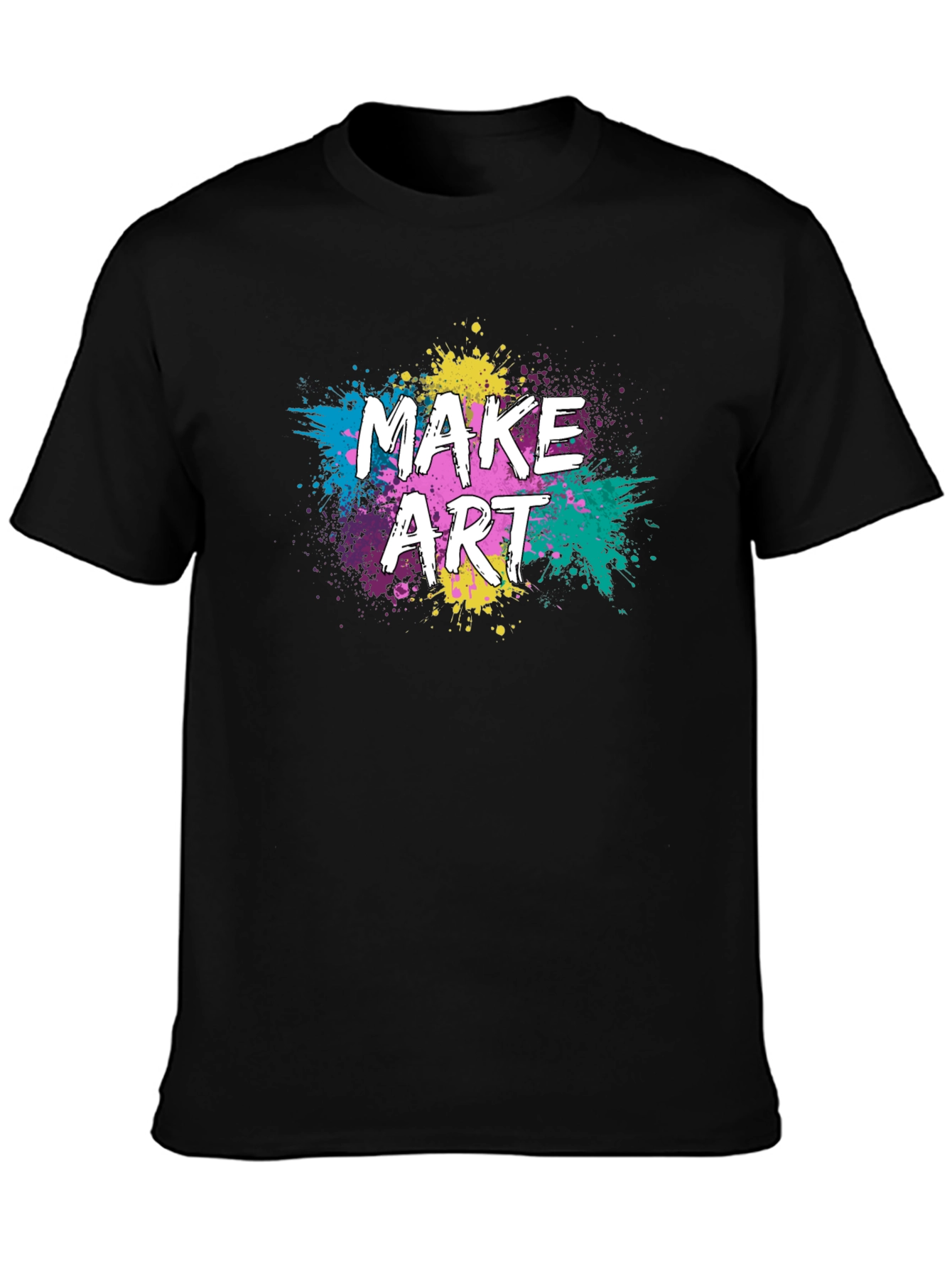 Make Art Graphic Tee - Creative Expression T-Shirt