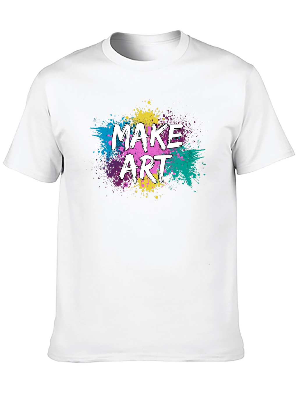 Make Art Graphic Tee - Creative Expression T-Shirt