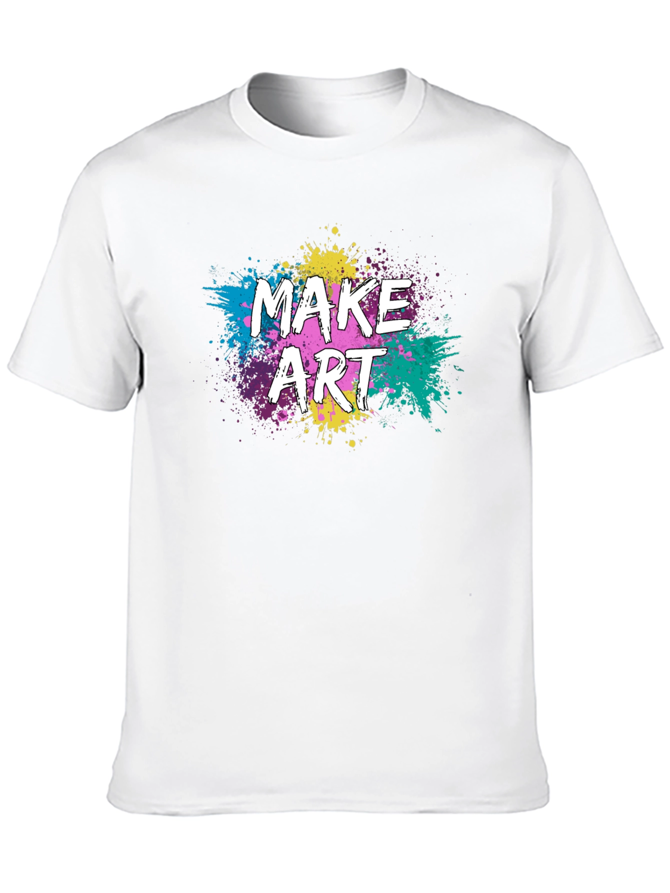Make Art Graphic Tee - Creative Expression T-Shirt