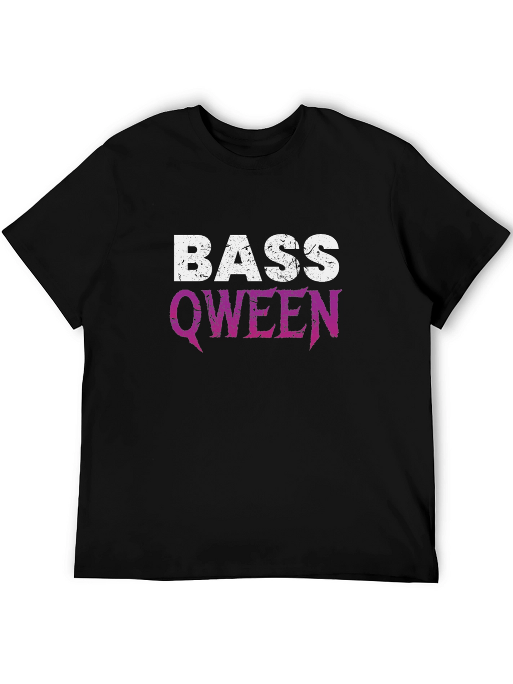 Bass Qween Graphic T-Shirt - Black