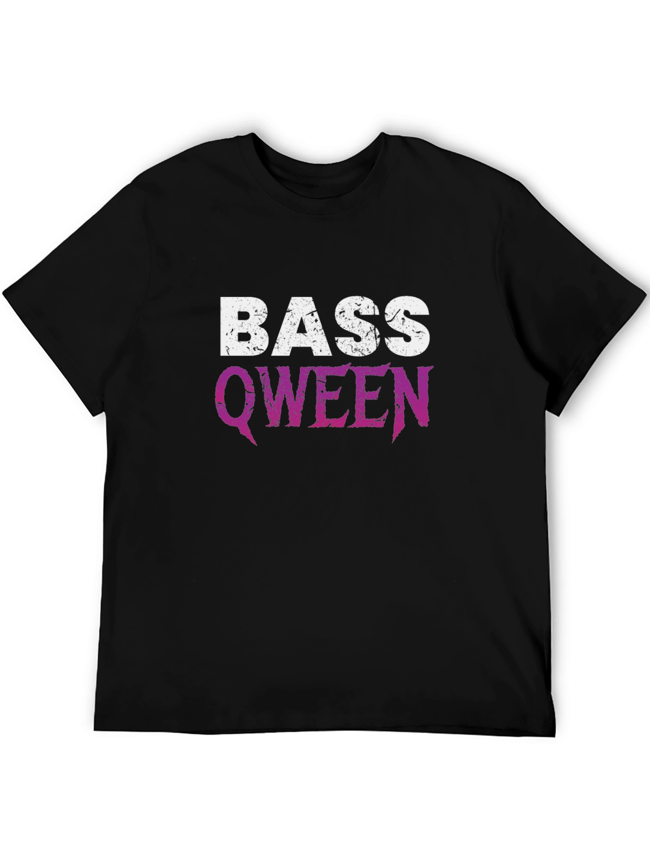 Bass Qween Graphic T-Shirt - Black