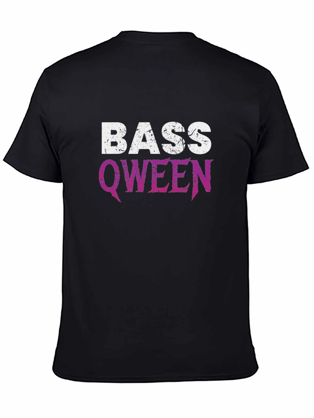 Bass Qween Graphic T-Shirt - Black