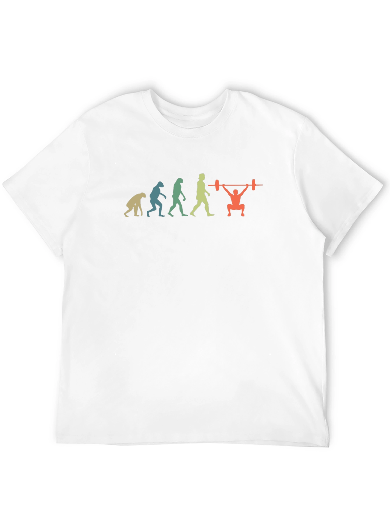 Evolution of Weightlifting Black T-Shirt