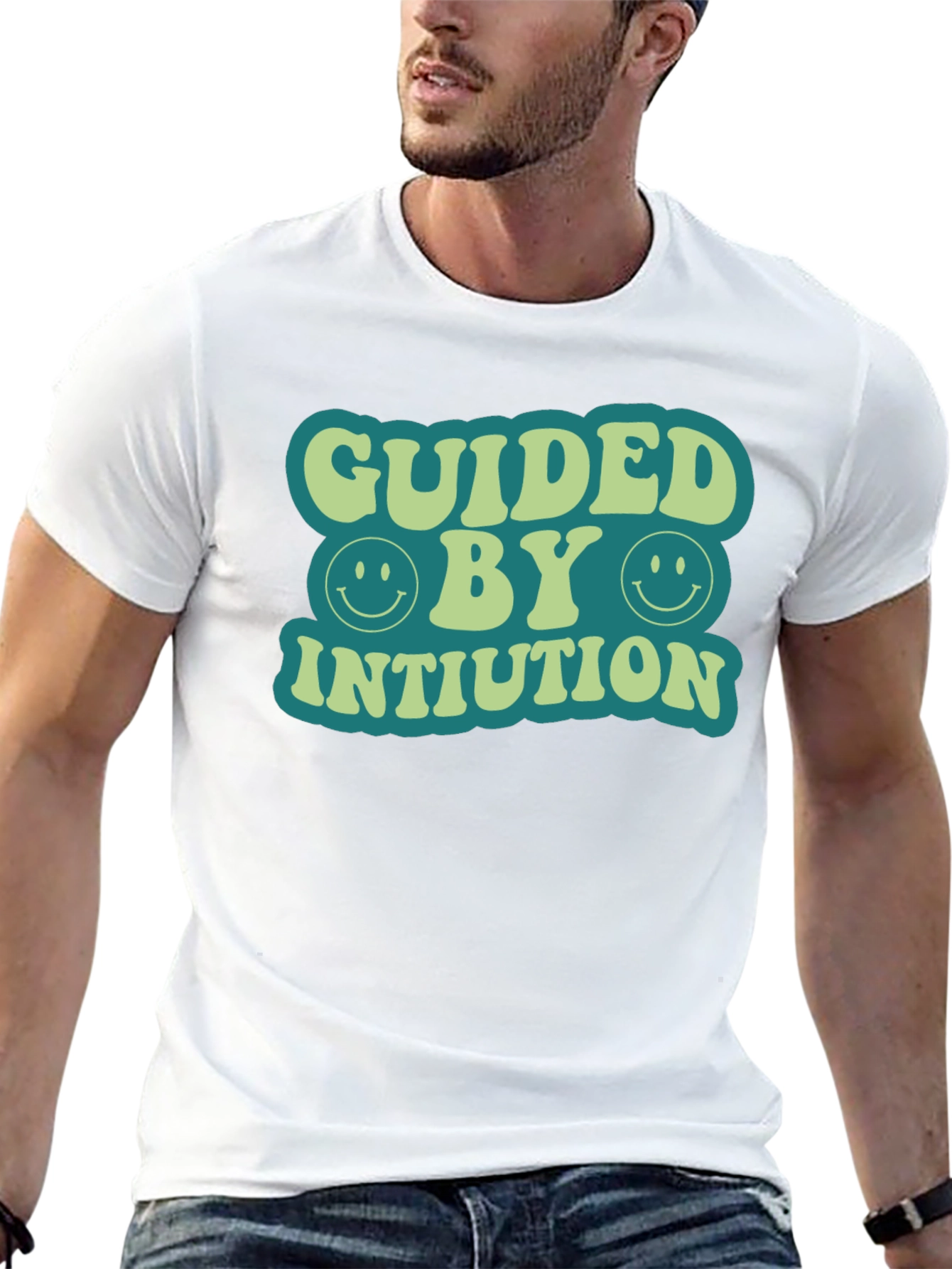 Guided By Intuition Retro T-Shirt