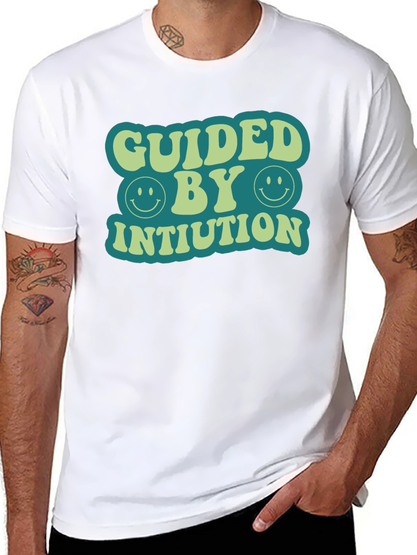 Guided By Intuition Retro T-Shirt