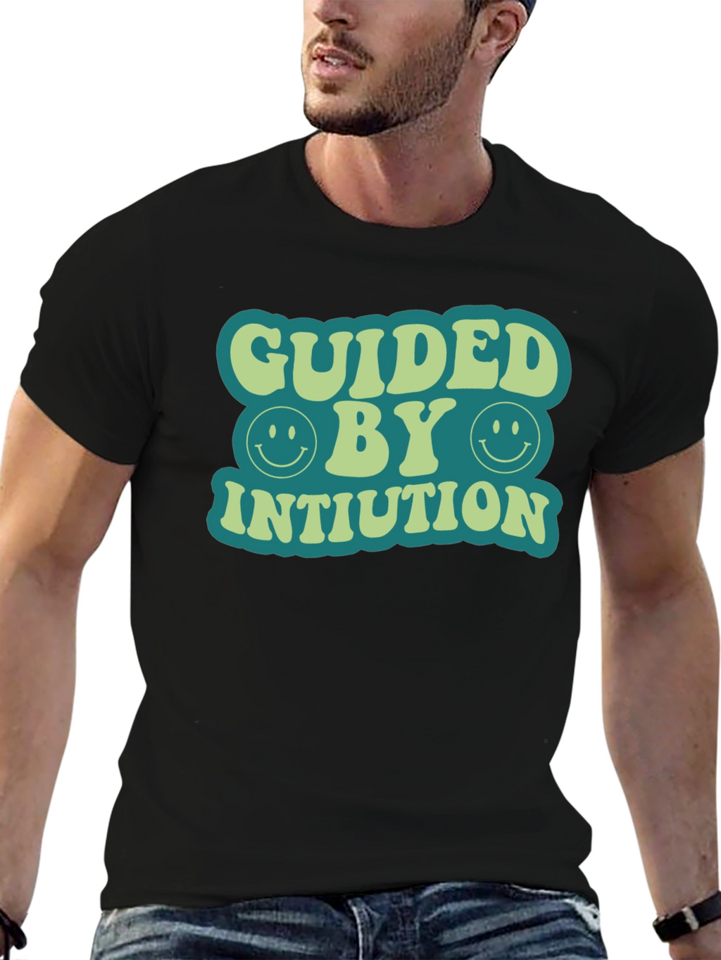 Guided By Intuition Retro T-Shirt