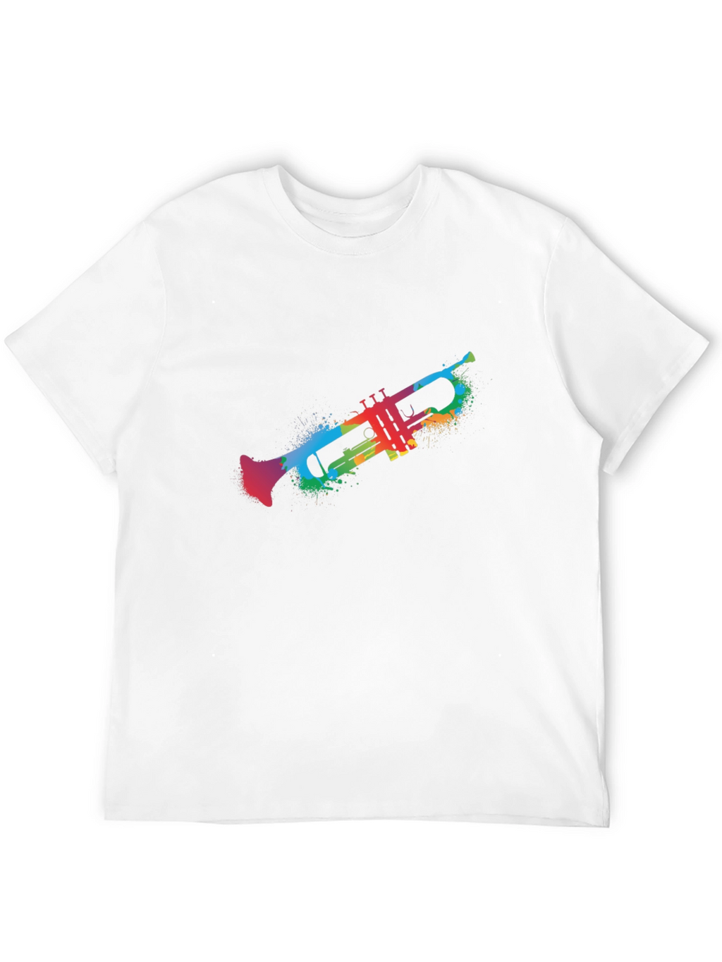 Colorful Trumpet Graphic Tee