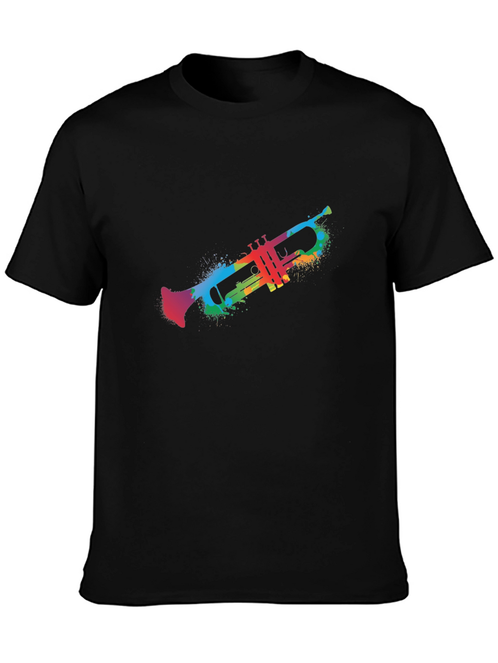 Colorful Trumpet Graphic Tee