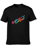 Colorful Trumpet Graphic Tee