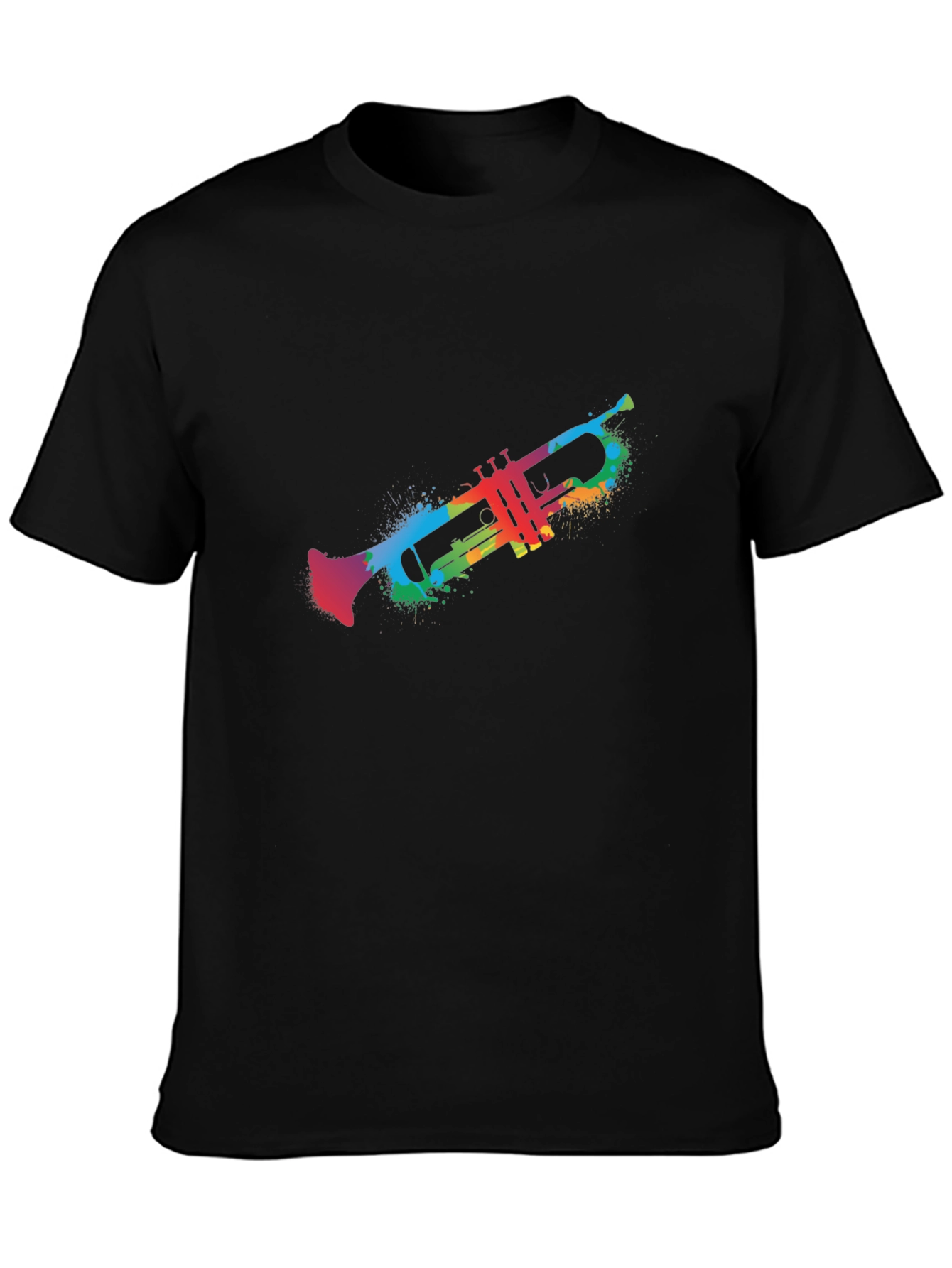 Colorful Trumpet Graphic Tee