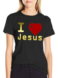 I Love Jesus Black Tee