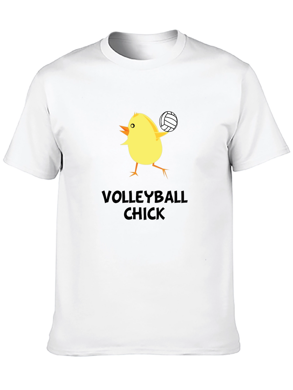 Volleyball Chick T-Shirt - Sporty & Fun Design