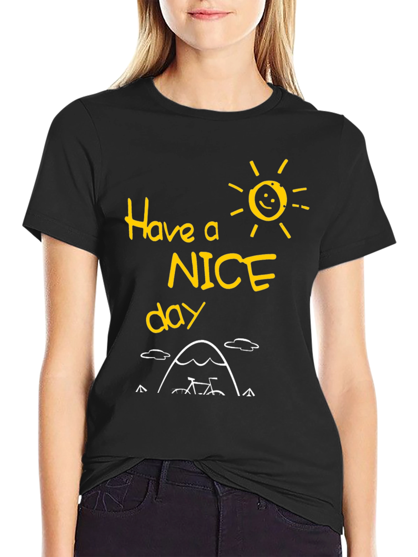 Have A Nice Day T-Shirt - Mountain Biker