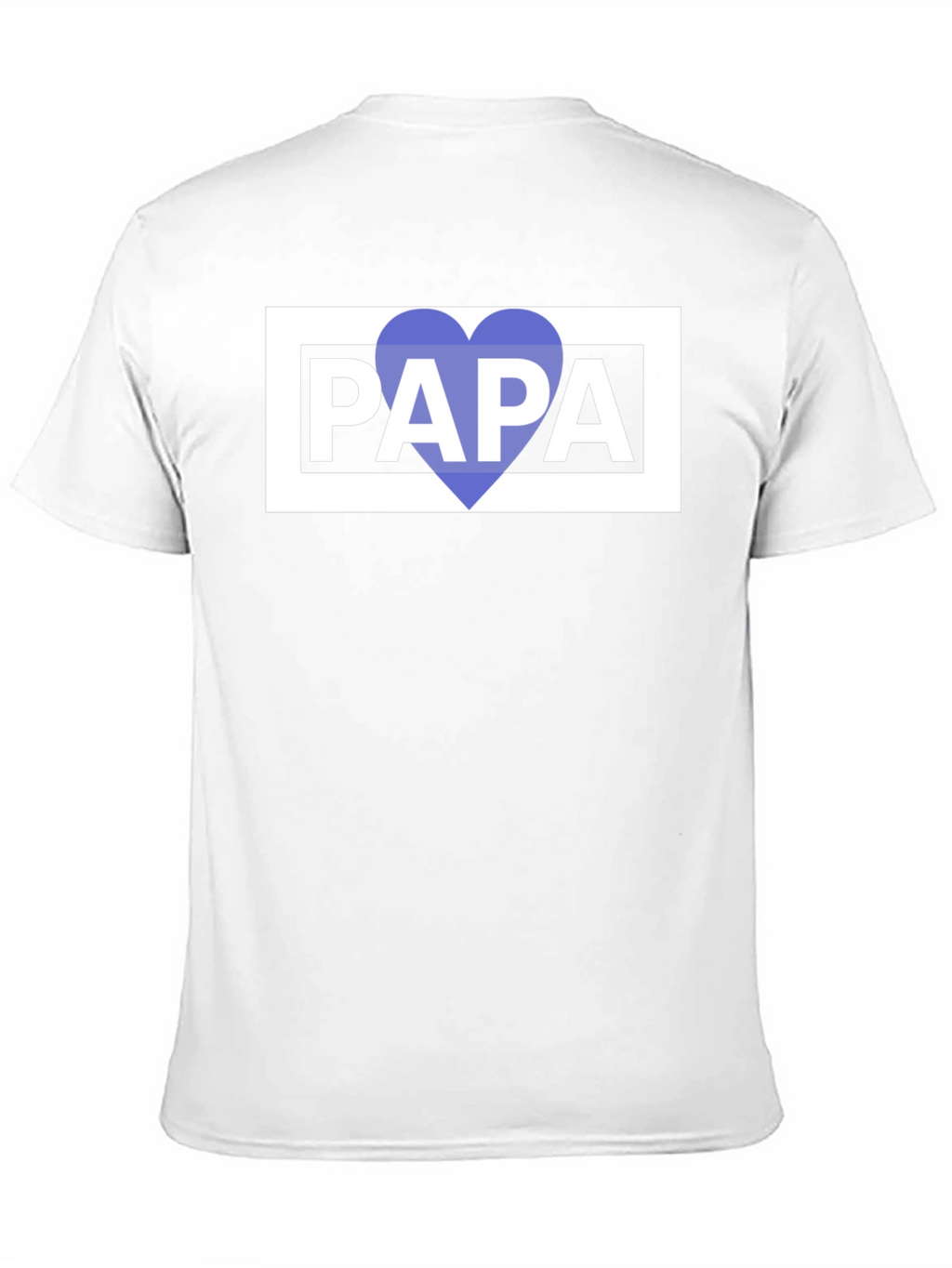 Papa Heart Graphic Tee - Fathers Day Gift