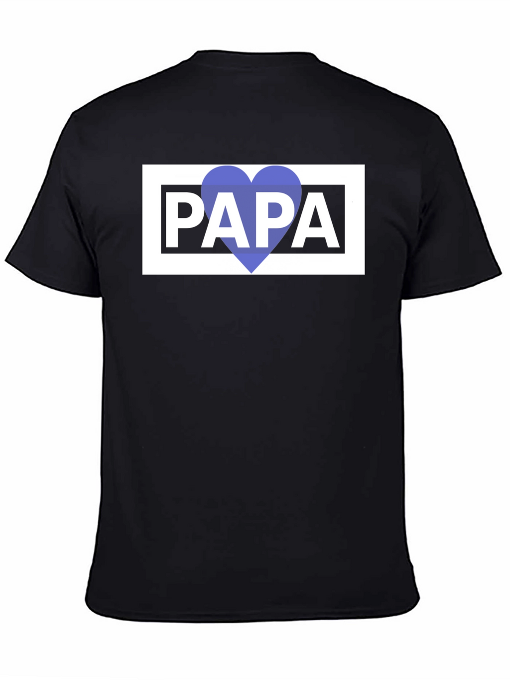 Papa Heart Graphic Tee - Fathers Day Gift