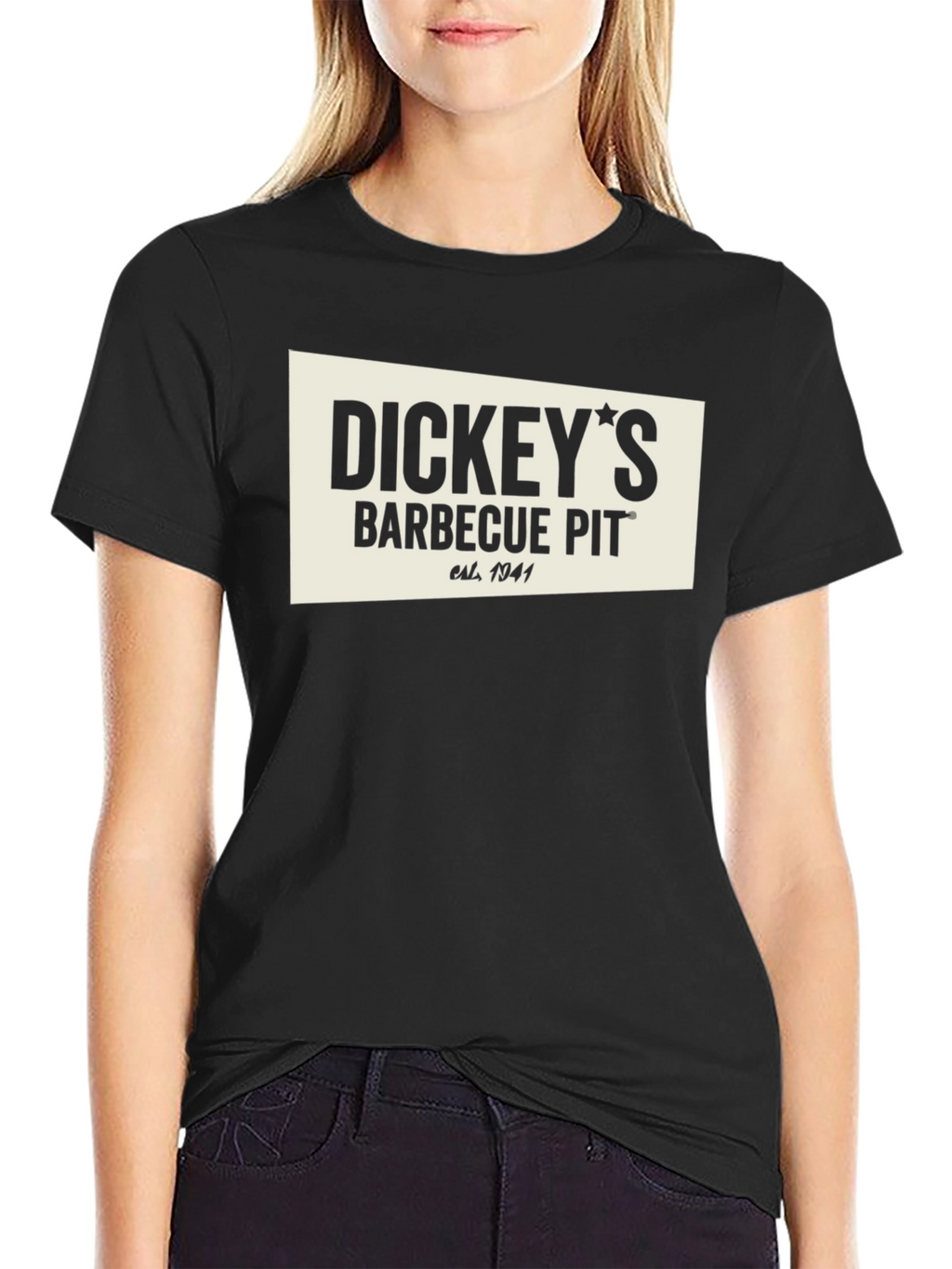 Dickeys Barbecue Pit Black Graphic Tee