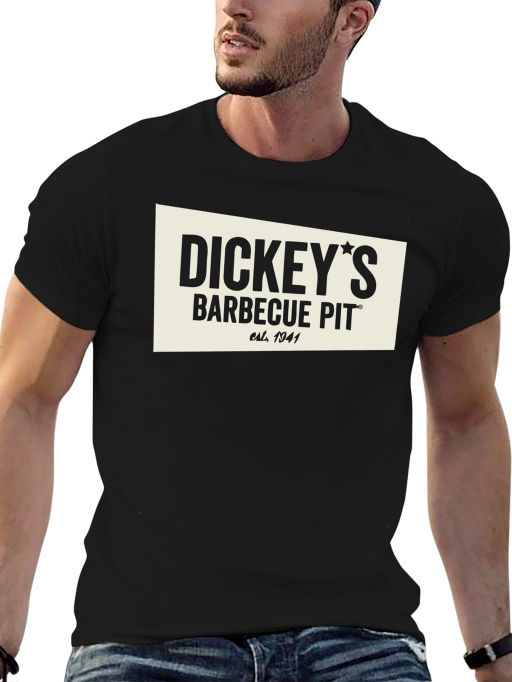 Dickeys Barbecue Pit Black Graphic Tee