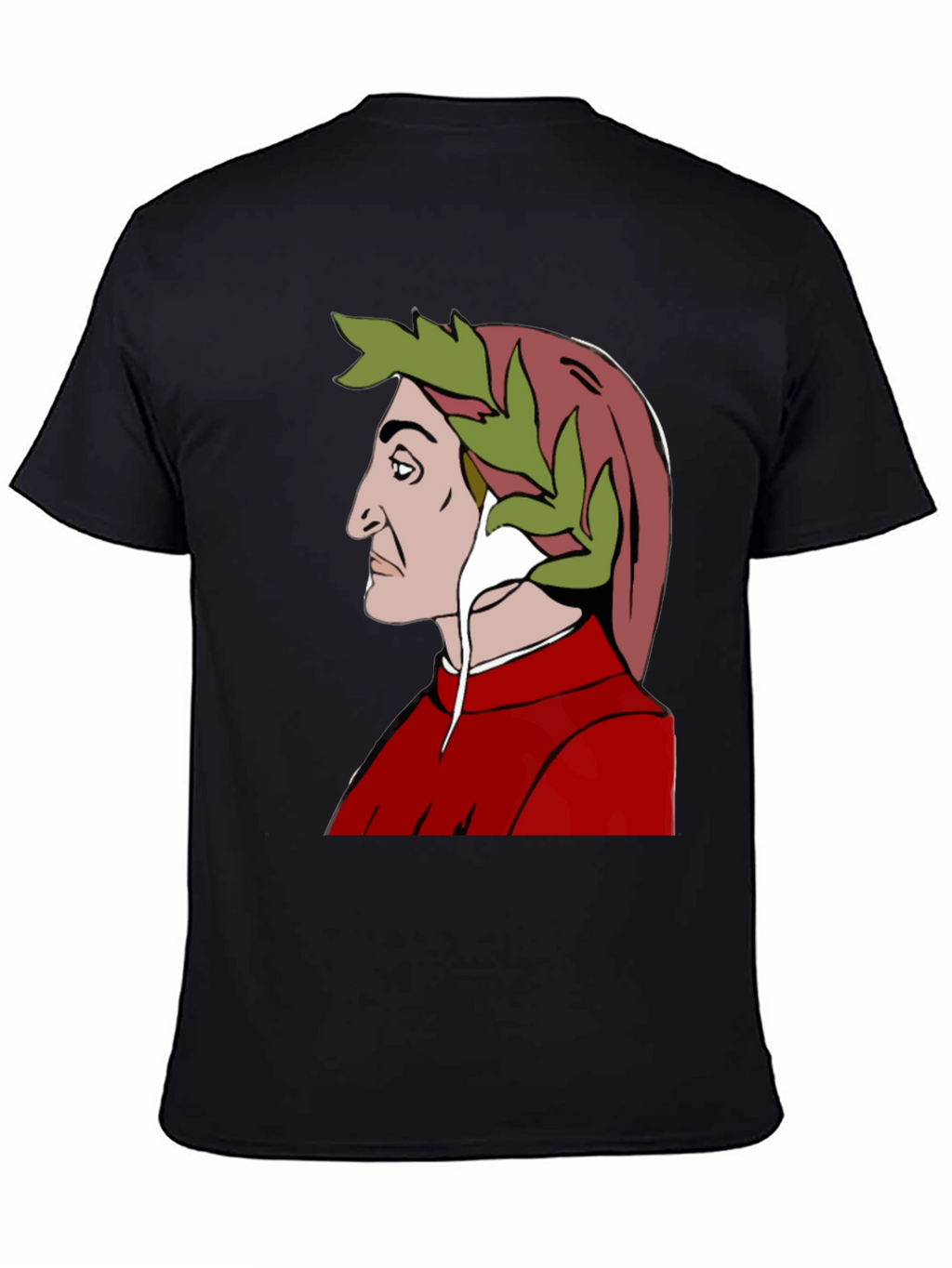 Dante Alighieri T-Shirt - Classic Poet Portrait Tee