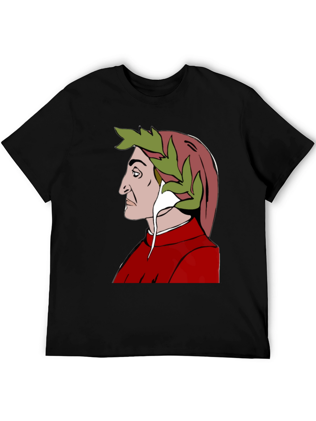 Dante Alighieri T-Shirt - Classic Poet Portrait Tee