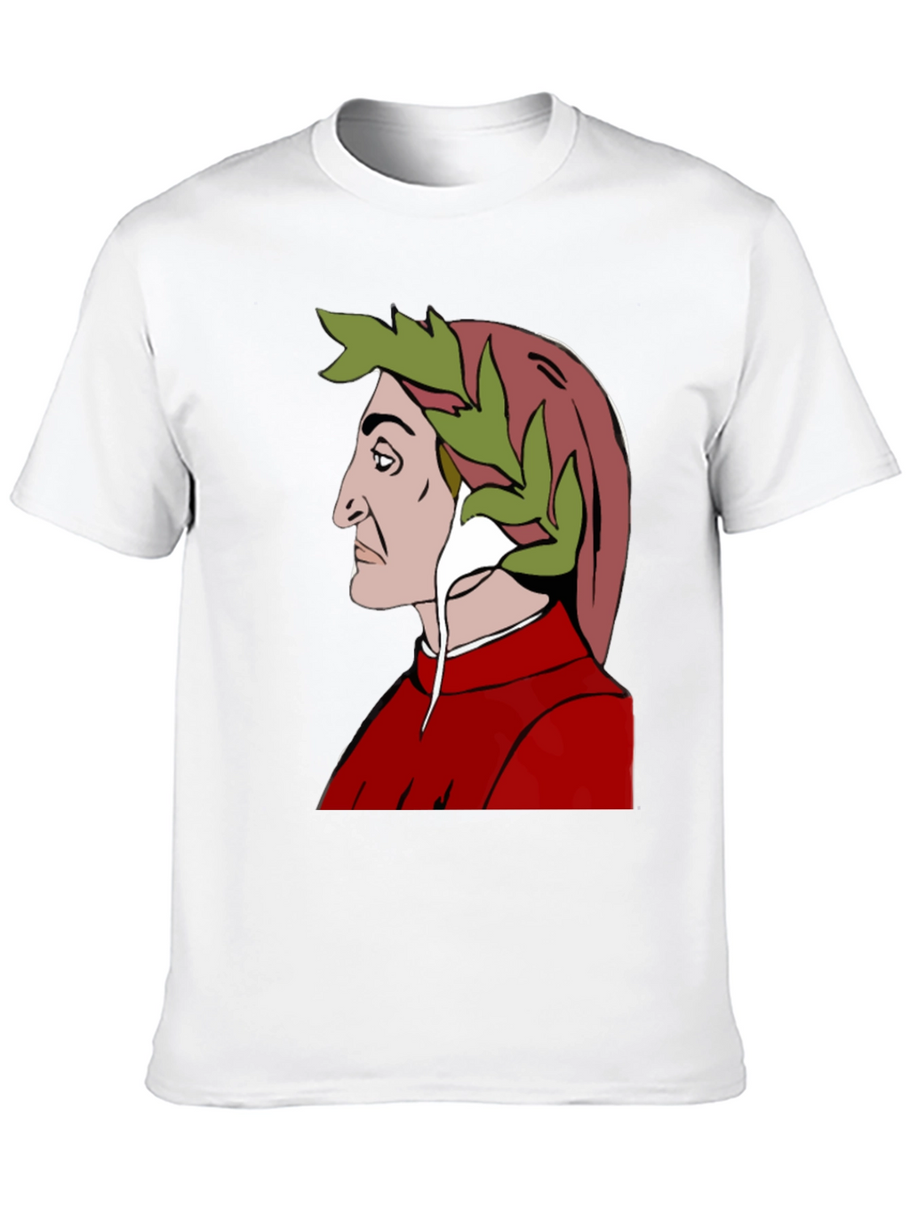 Dante Alighieri T-Shirt - Classic Poet Portrait Tee