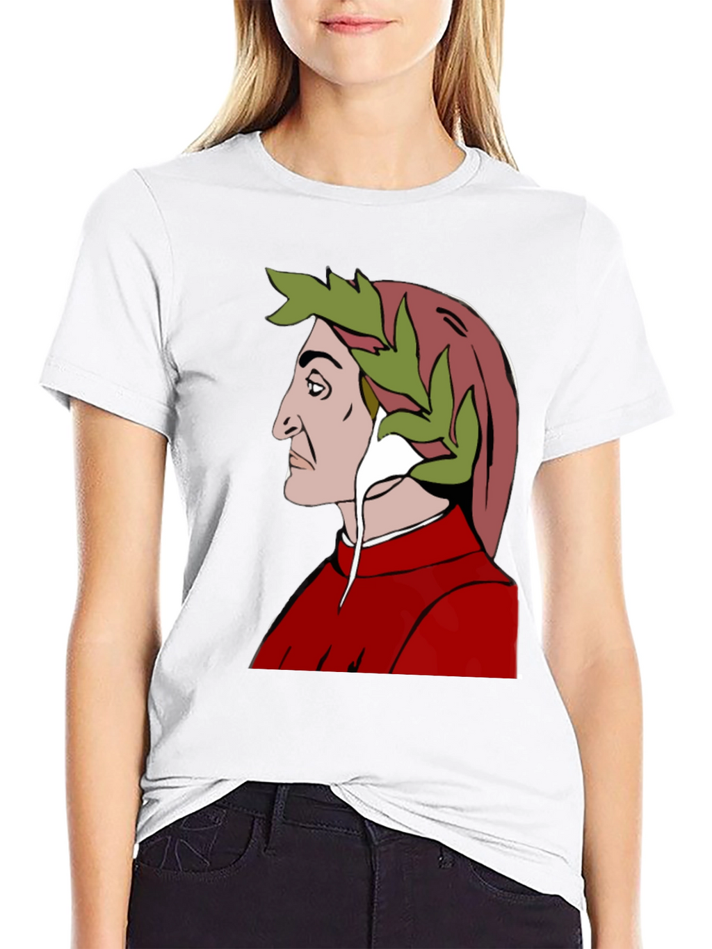 Dante Alighieri T-Shirt - Classic Poet Portrait Tee