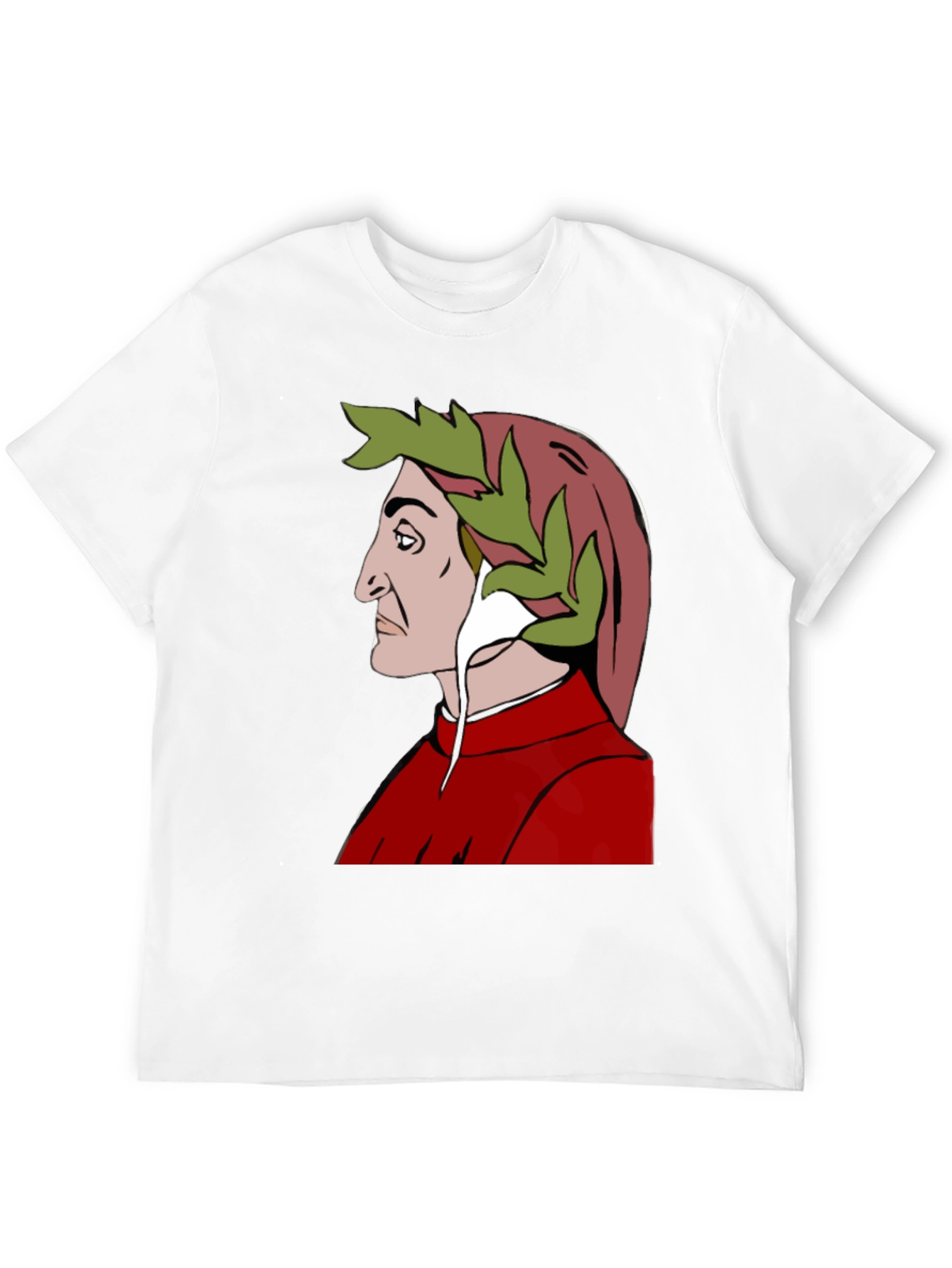 Dante Alighieri T-Shirt - Classic Poet Portrait Tee