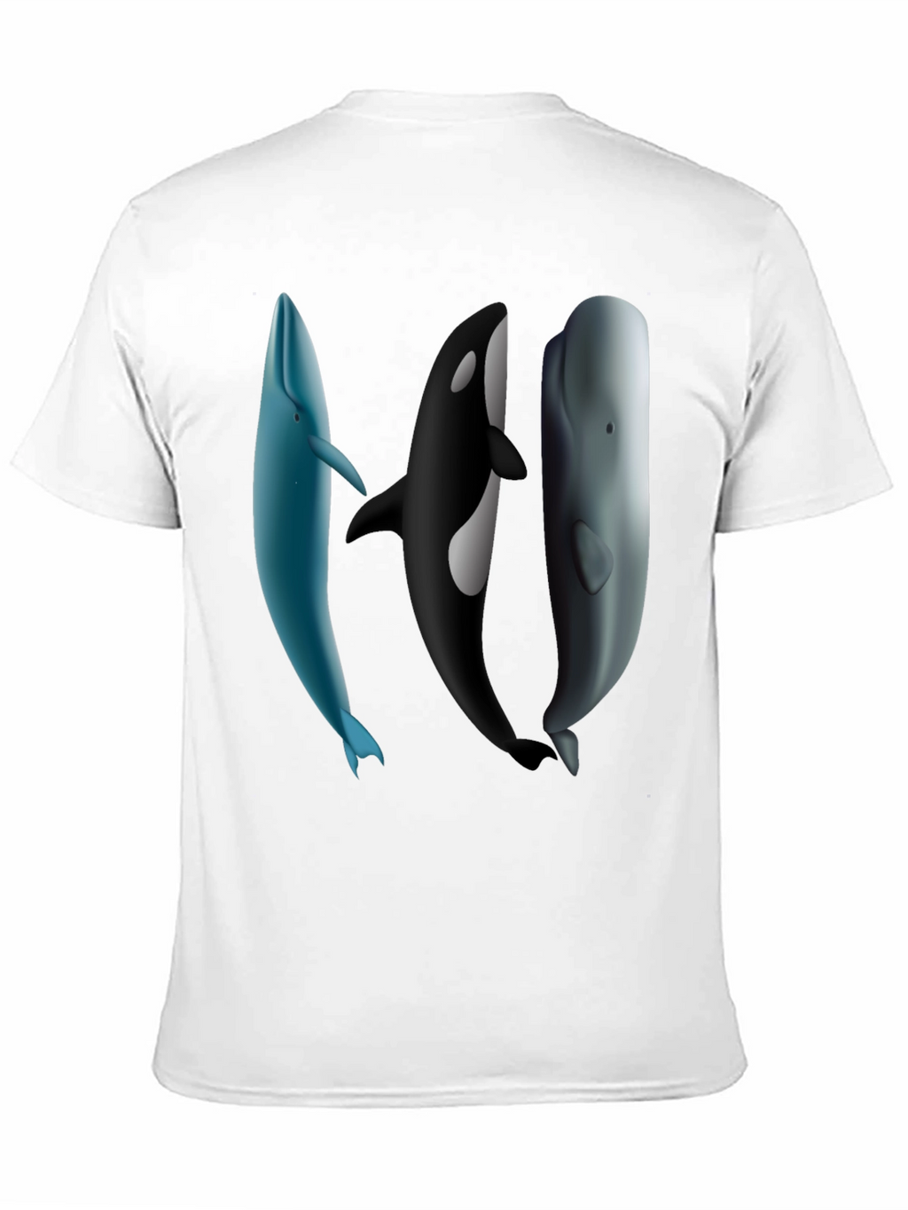 Whale Trio Graphic Tee - Black