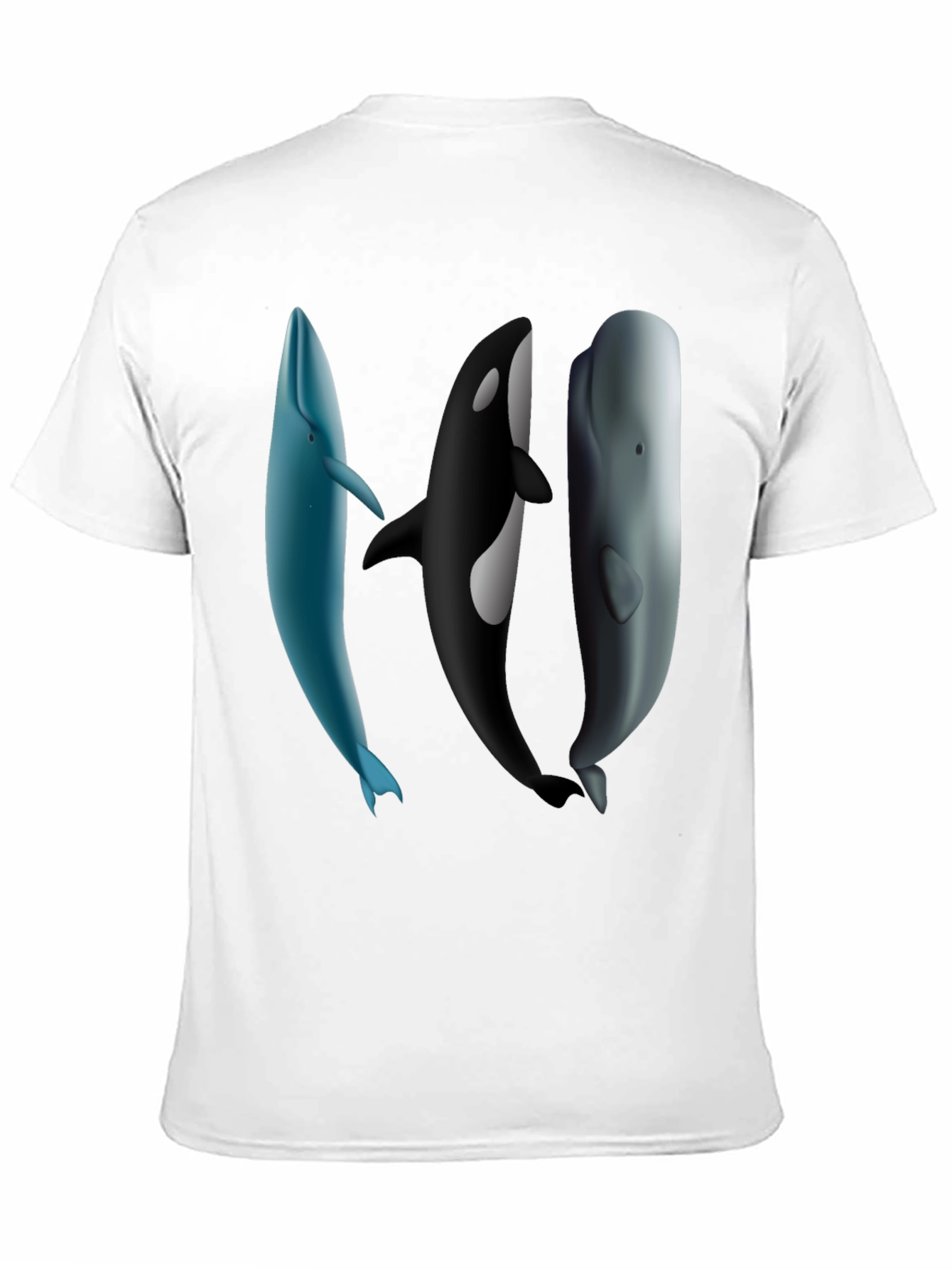 Whale Trio Graphic Tee - Black