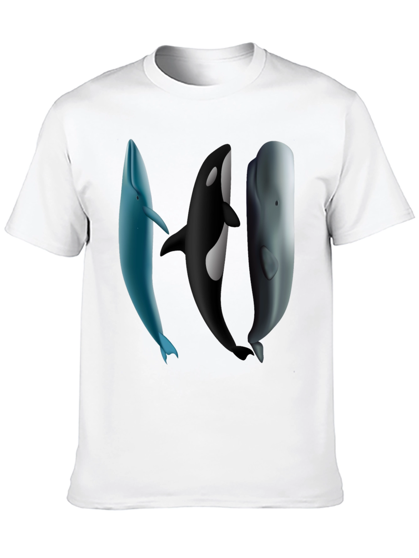 Whale Trio Graphic Tee - Black