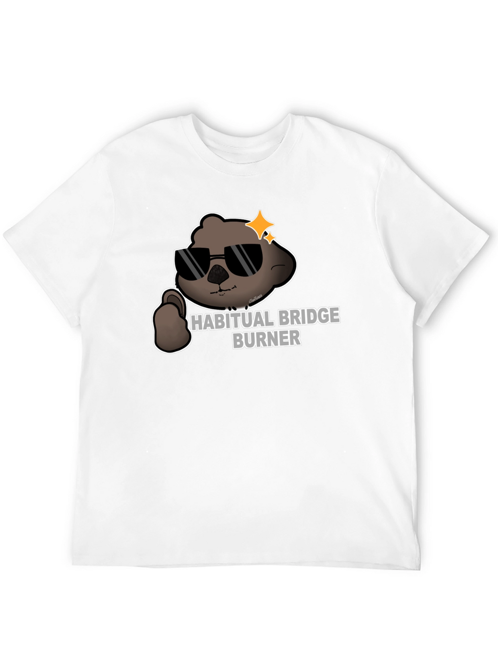 Habitual Bridge Burner Graphic T-Shirt