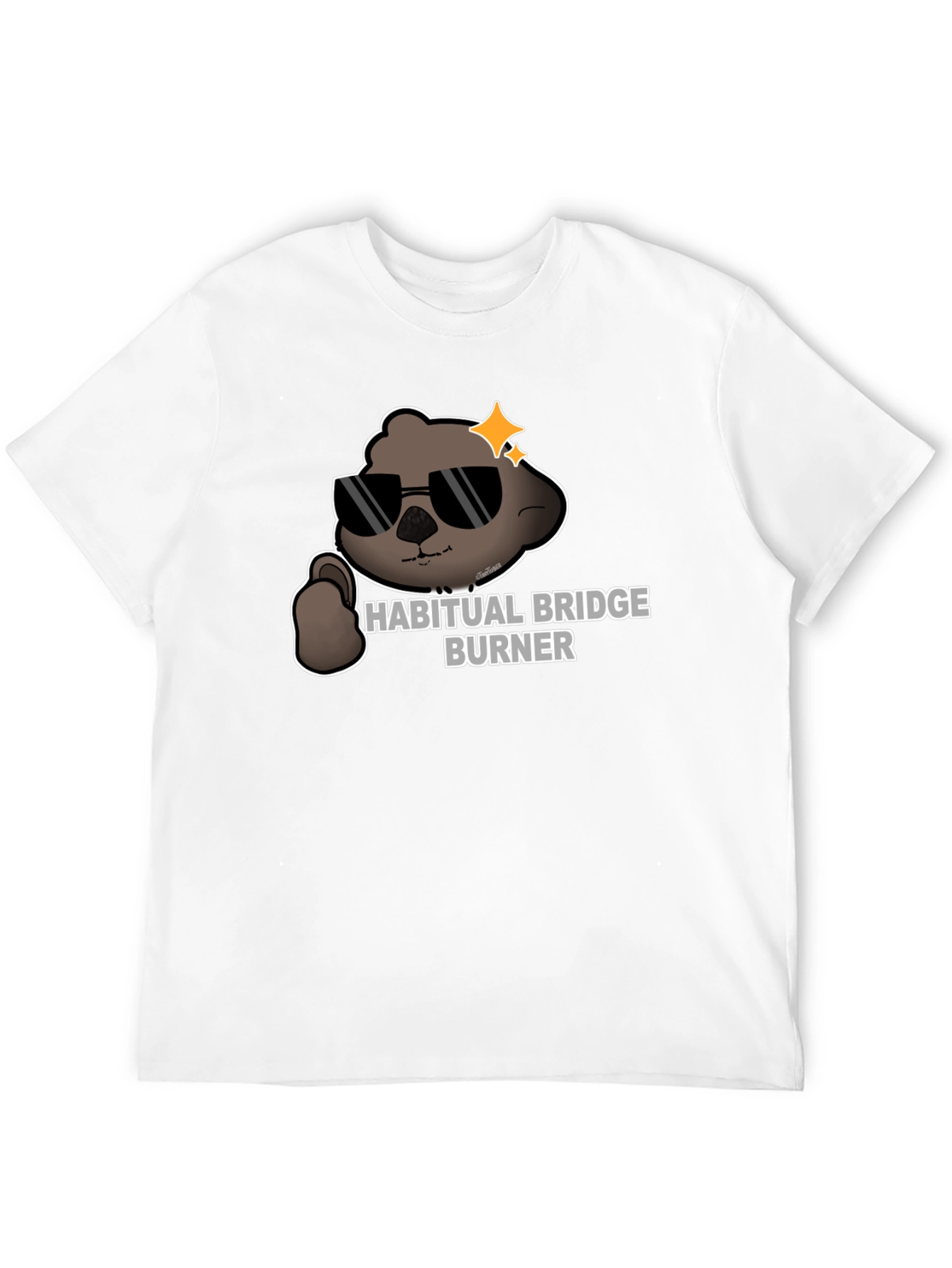Habitual Bridge Burner Graphic T-Shirt