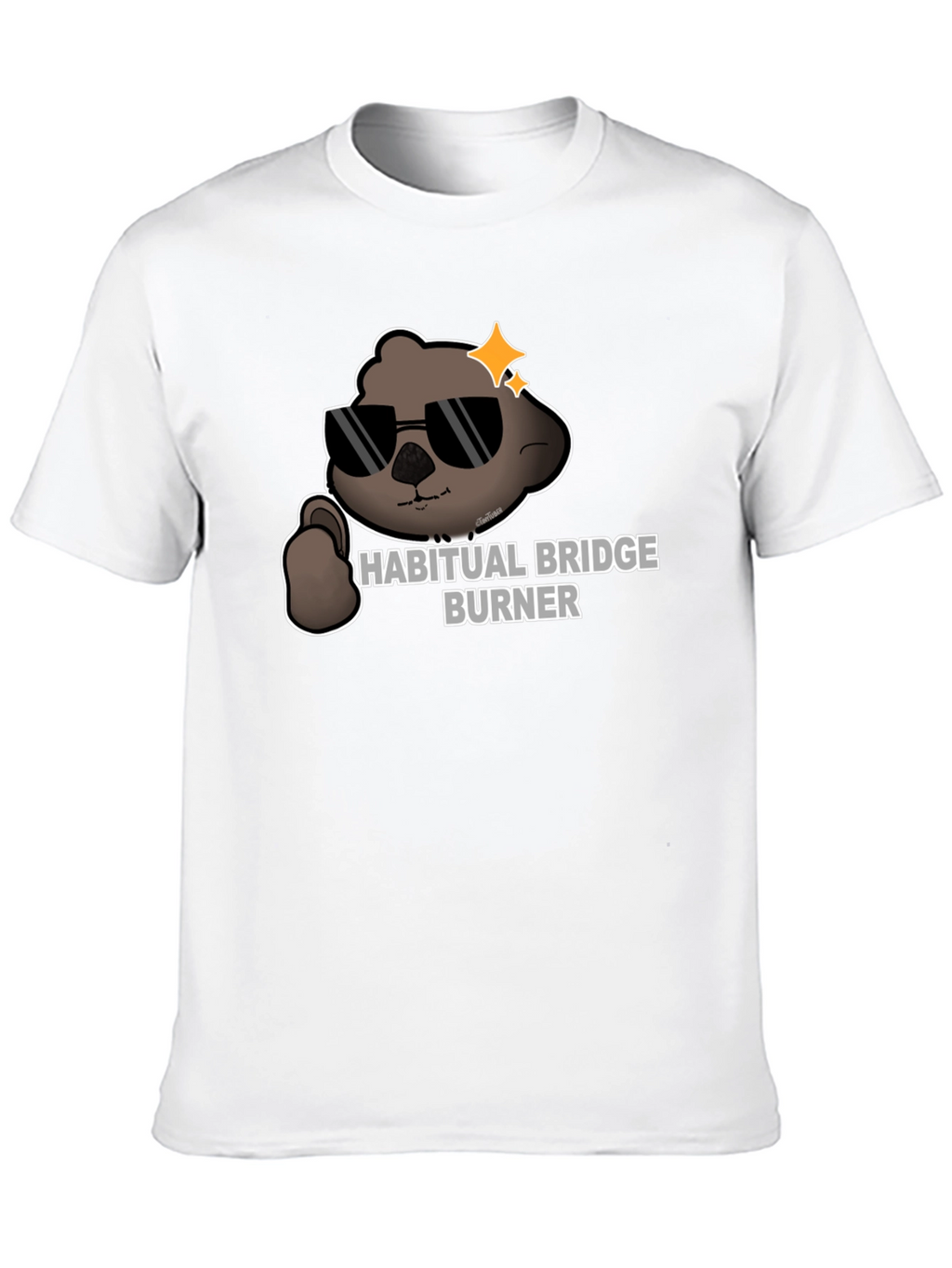 Habitual Bridge Burner Graphic T-Shirt
