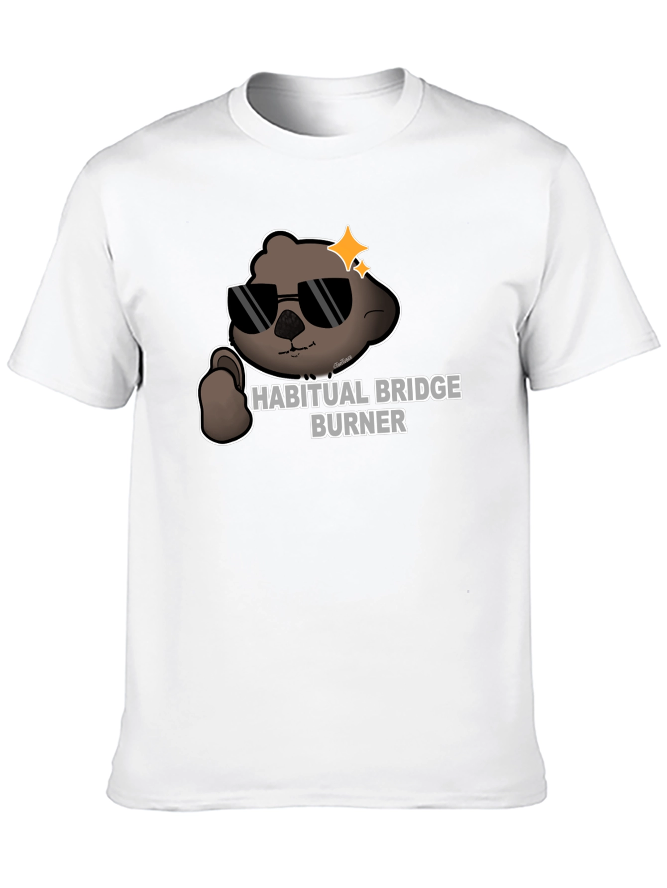 Habitual Bridge Burner Graphic T-Shirt