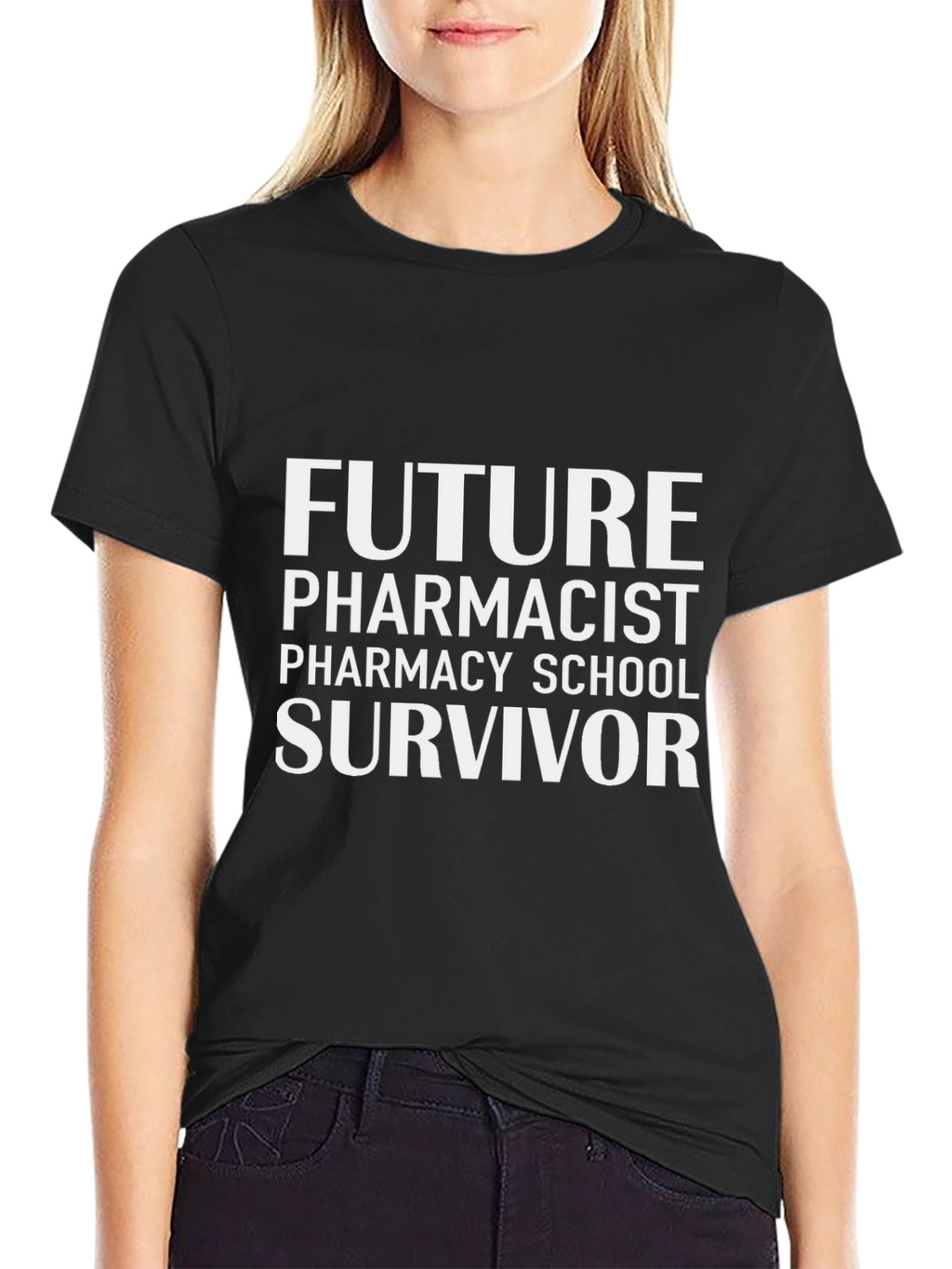 Future Pharmacist Survivor Black T-Shirt