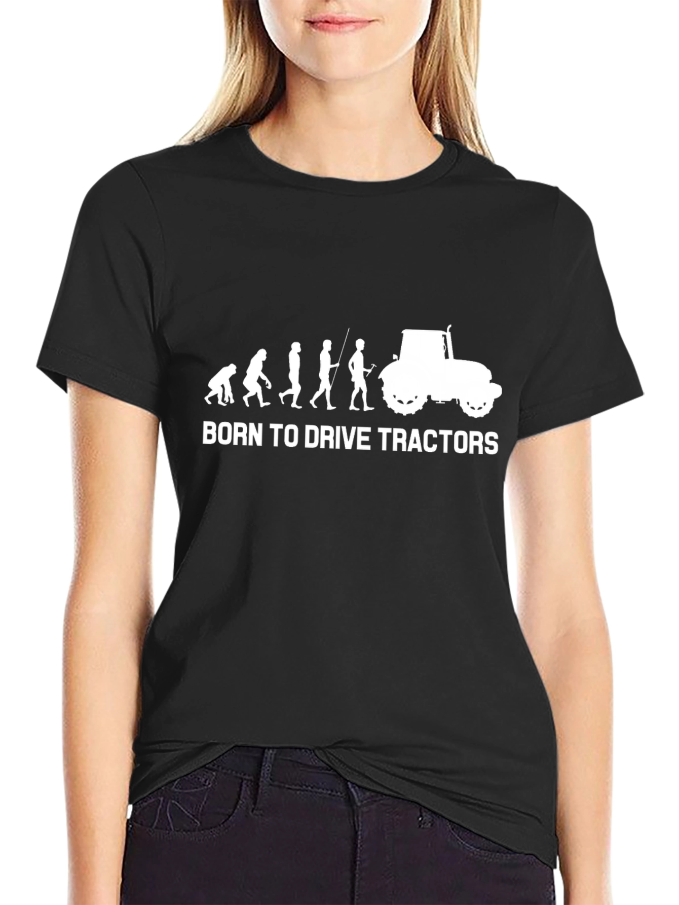 Born to Drive Tractors - Funny Farmer T-Shirt