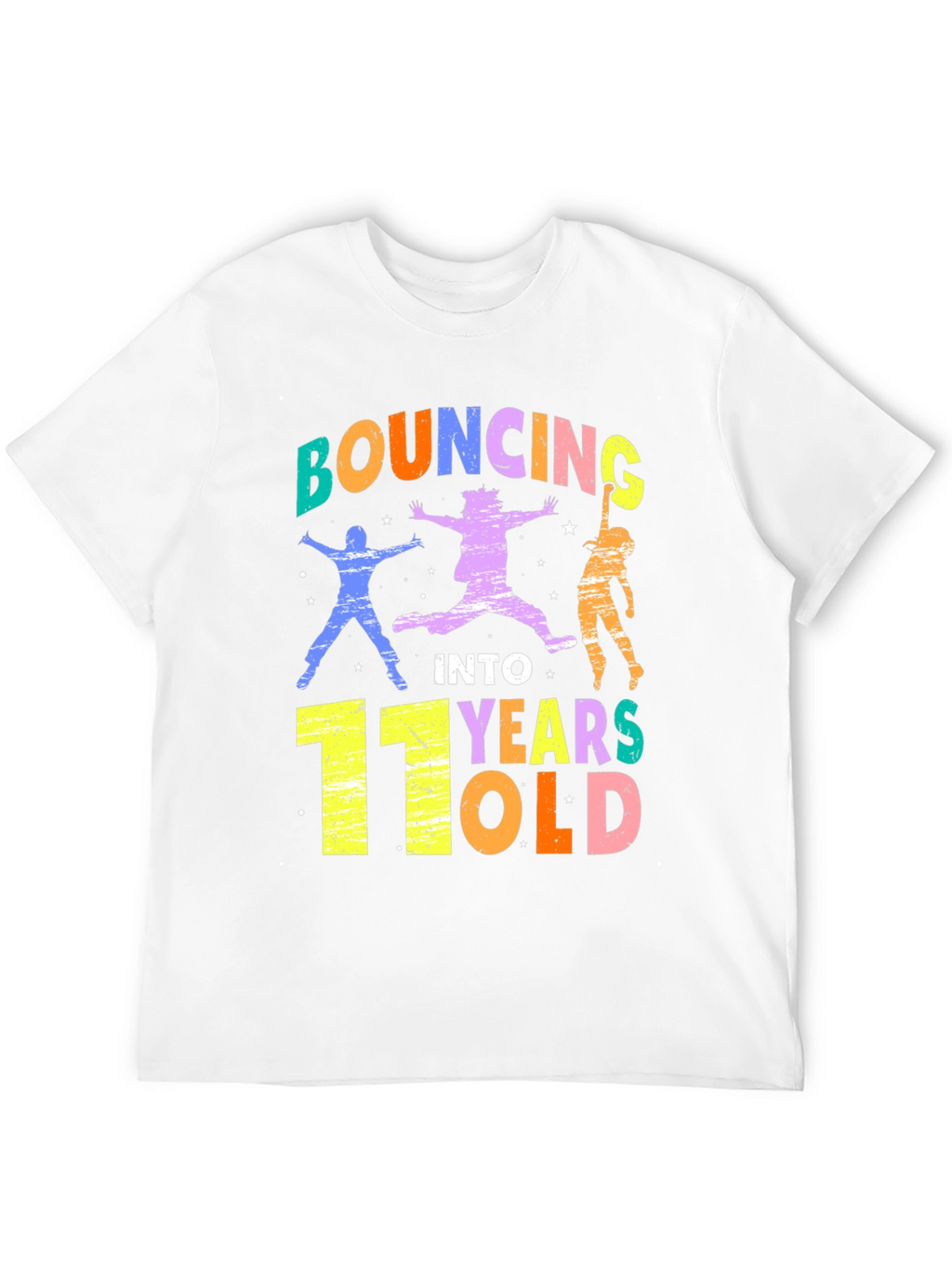 Bouncing Into 11 Years Old Birthday T-Shirt