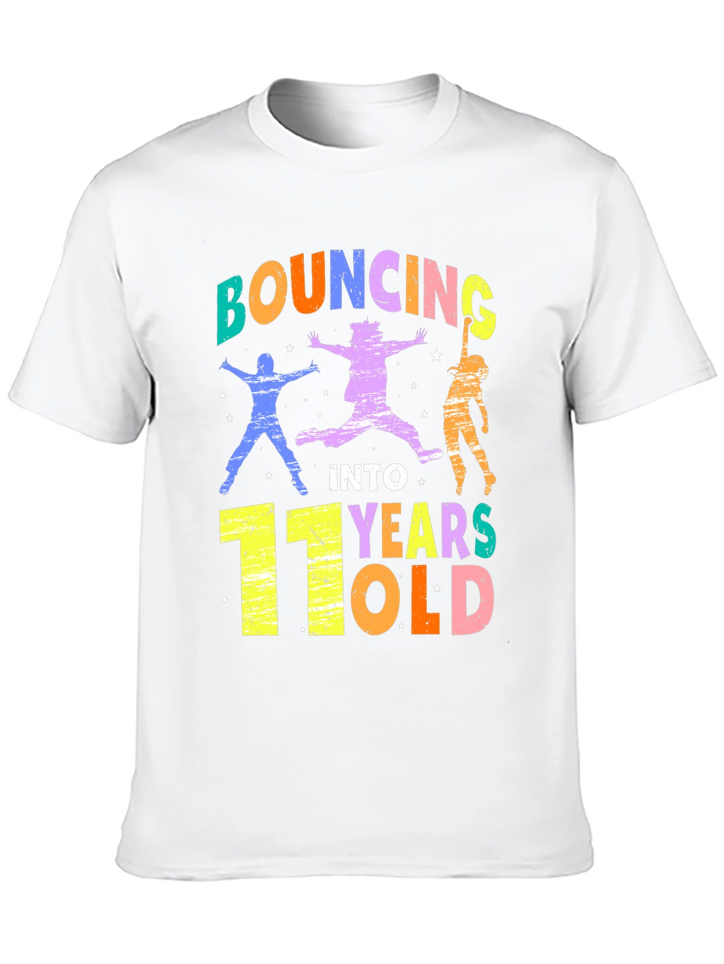 Bouncing Into 11 Years Old Birthday T-Shirt