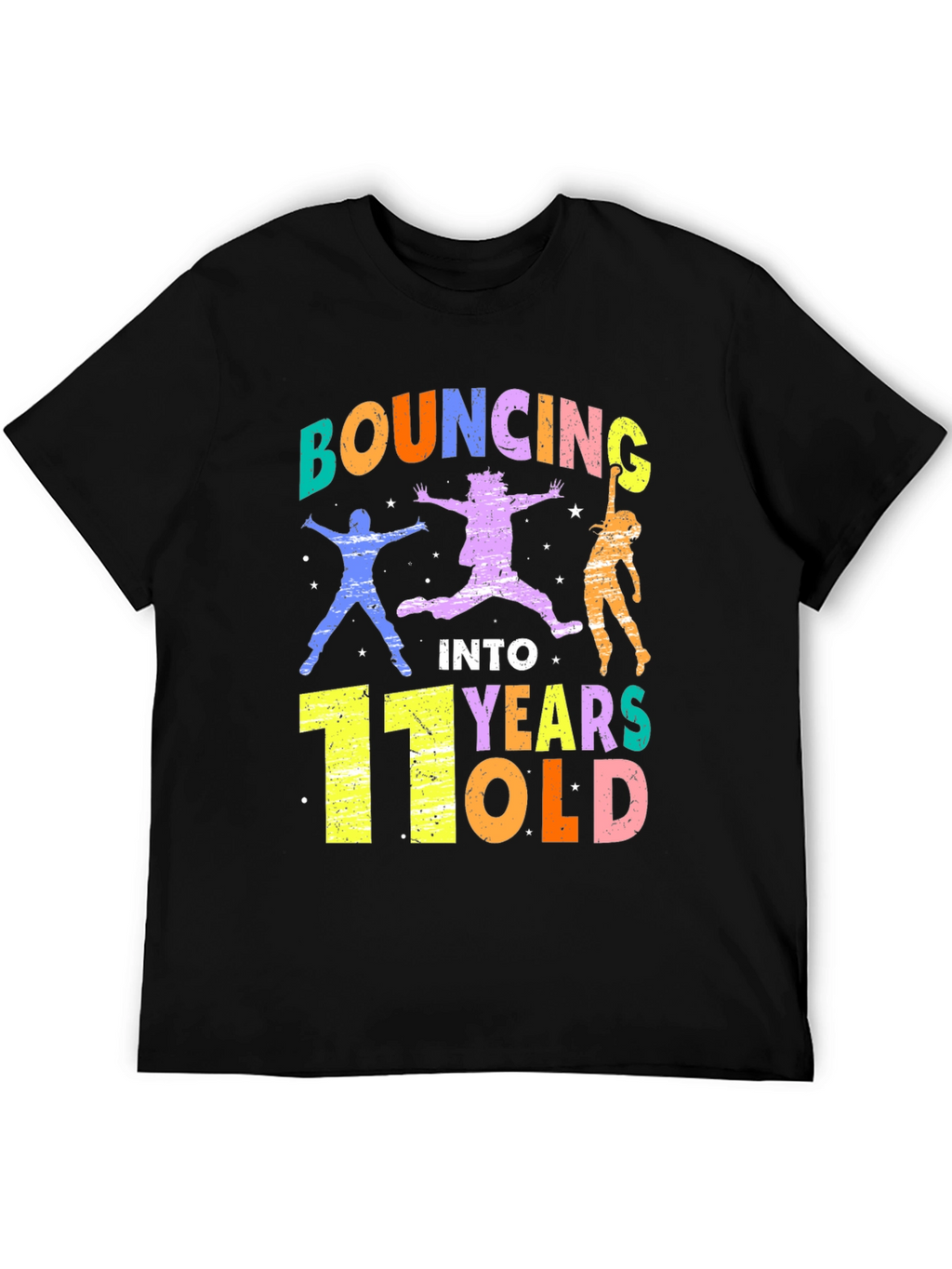 Bouncing Into 11 Years Old Birthday T-Shirt