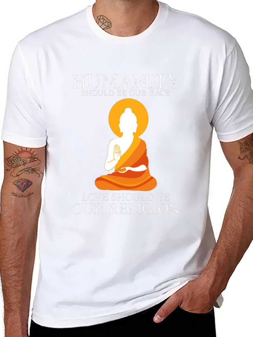 Humanity Race Religion Graphic Tee