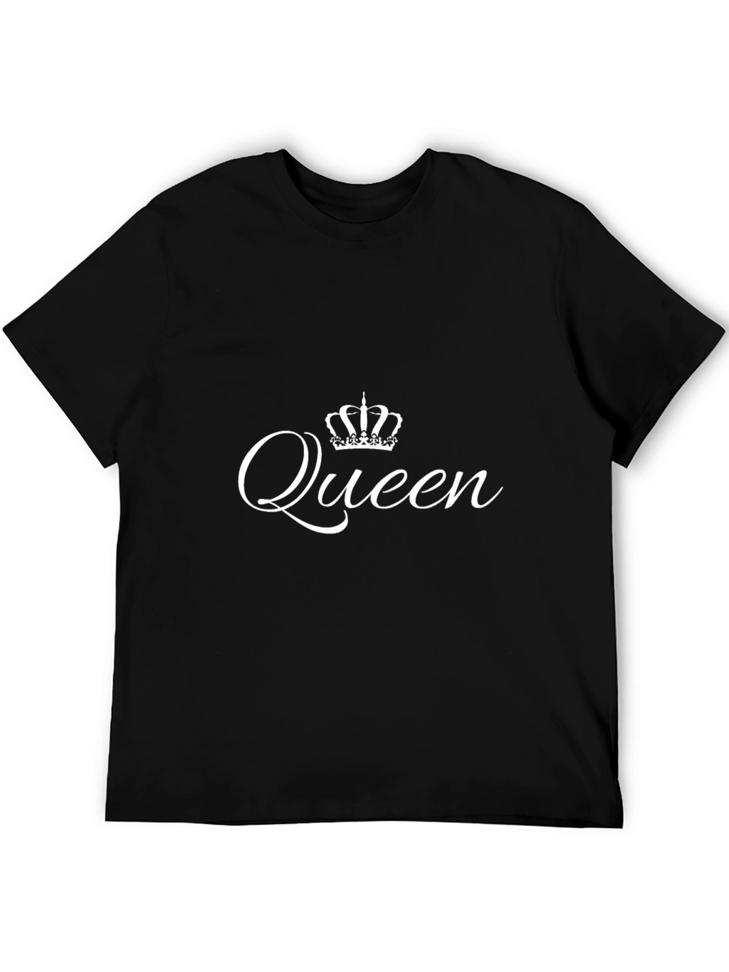 Queen Crown Black T-Shirt