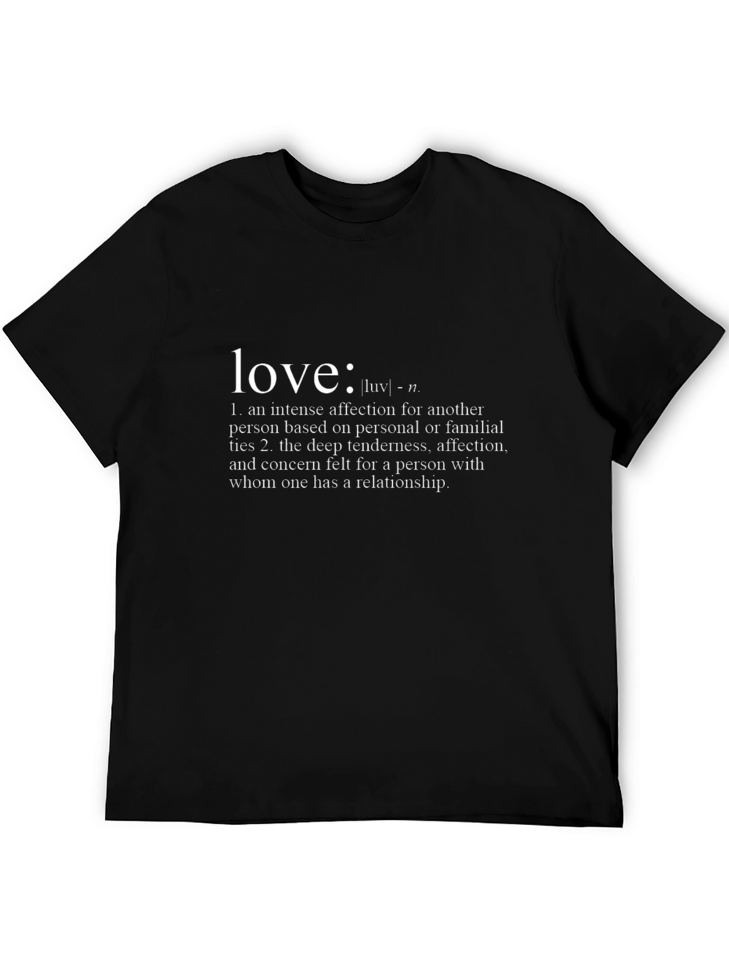 Definition of Love Black T-Shirt