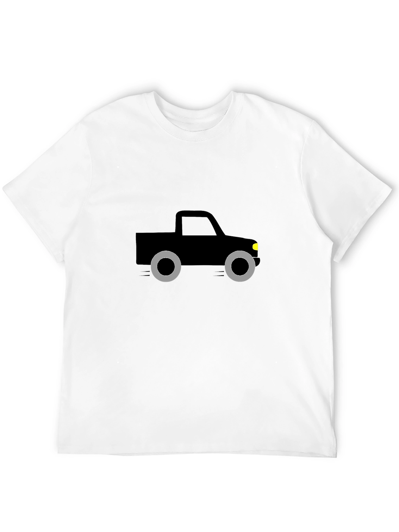 Cool Graphic Truck Tee - Black Unisex T-Shirt