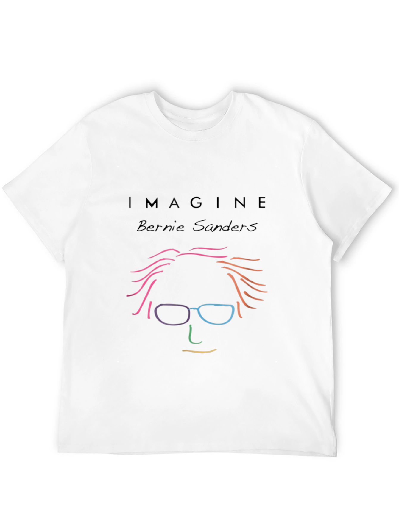 Imagine Bernie Sanders Graphic T-Shirt