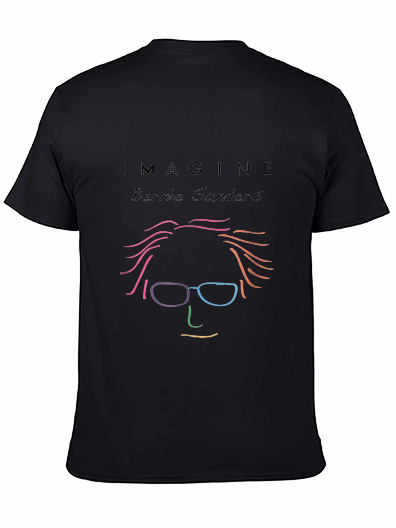 Imagine Bernie Sanders Graphic T-Shirt