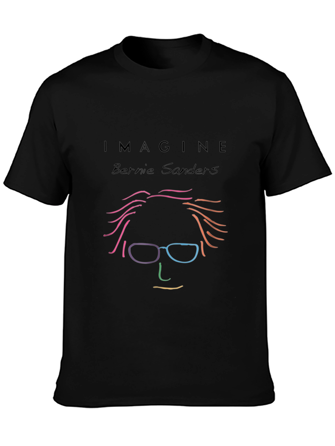 Imagine Bernie Sanders Graphic T-Shirt