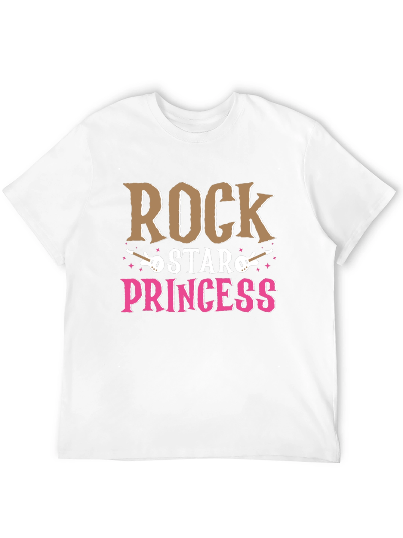 Rock Star Princess Black Graphic T-Shirt