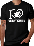 I Love Wing Chun Black T-Shirt