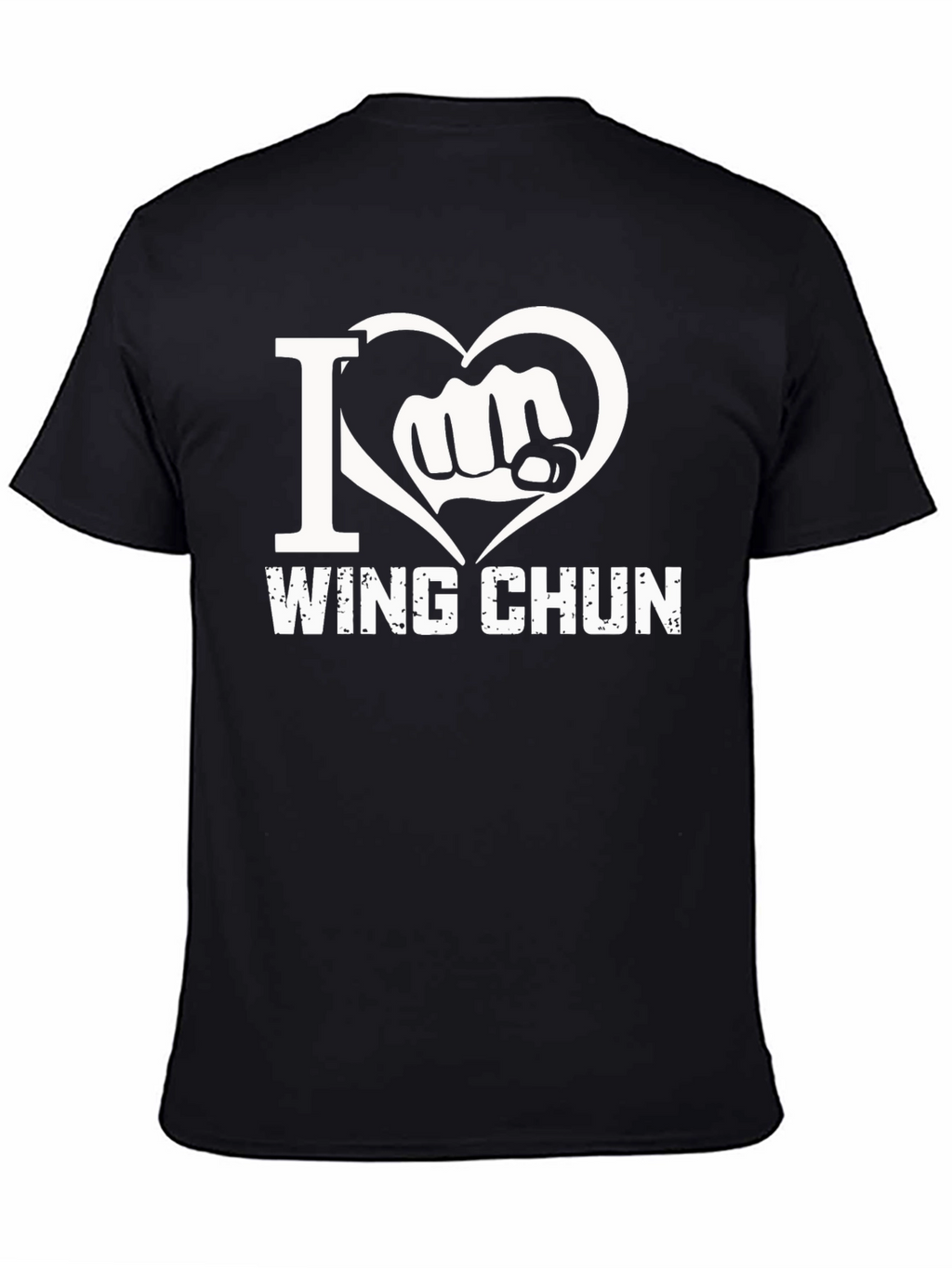 I Love Wing Chun Black T-Shirt