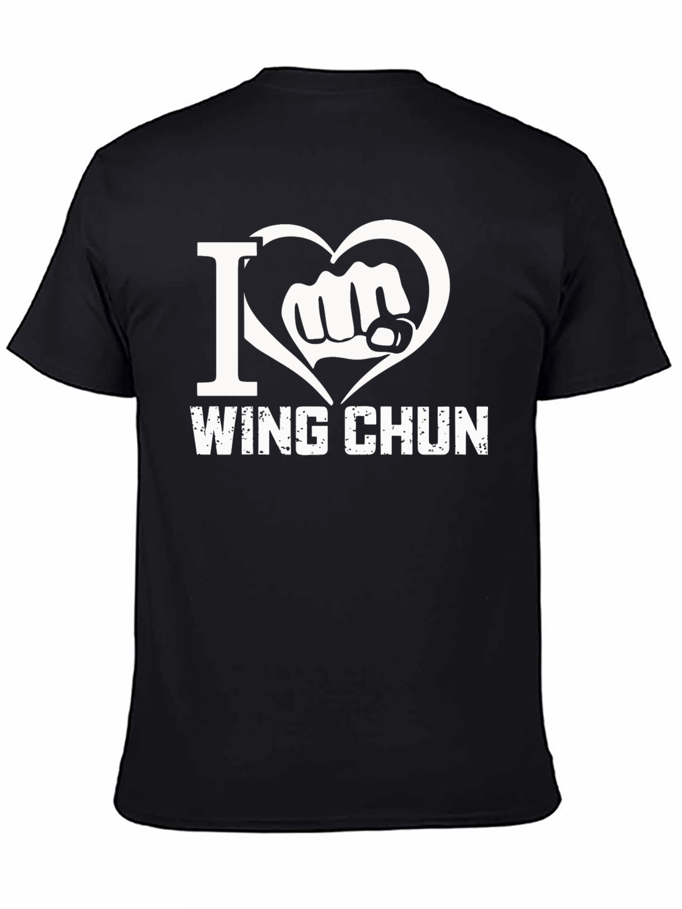 I Love Wing Chun Black T-Shirt